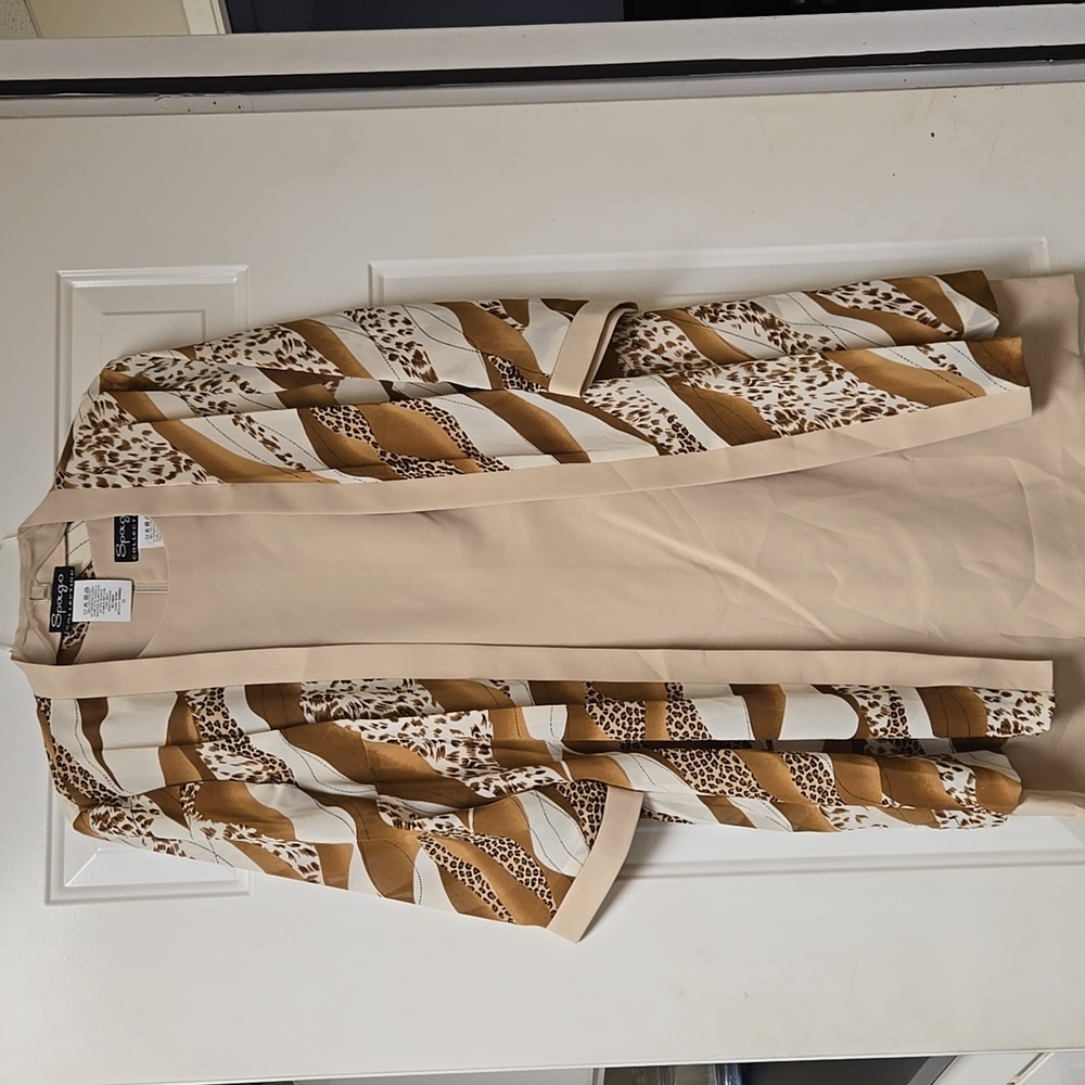 Animal Print Sheath and Dress Set